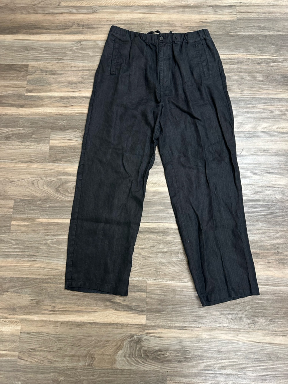 Paradise Collection Black Linen Pants